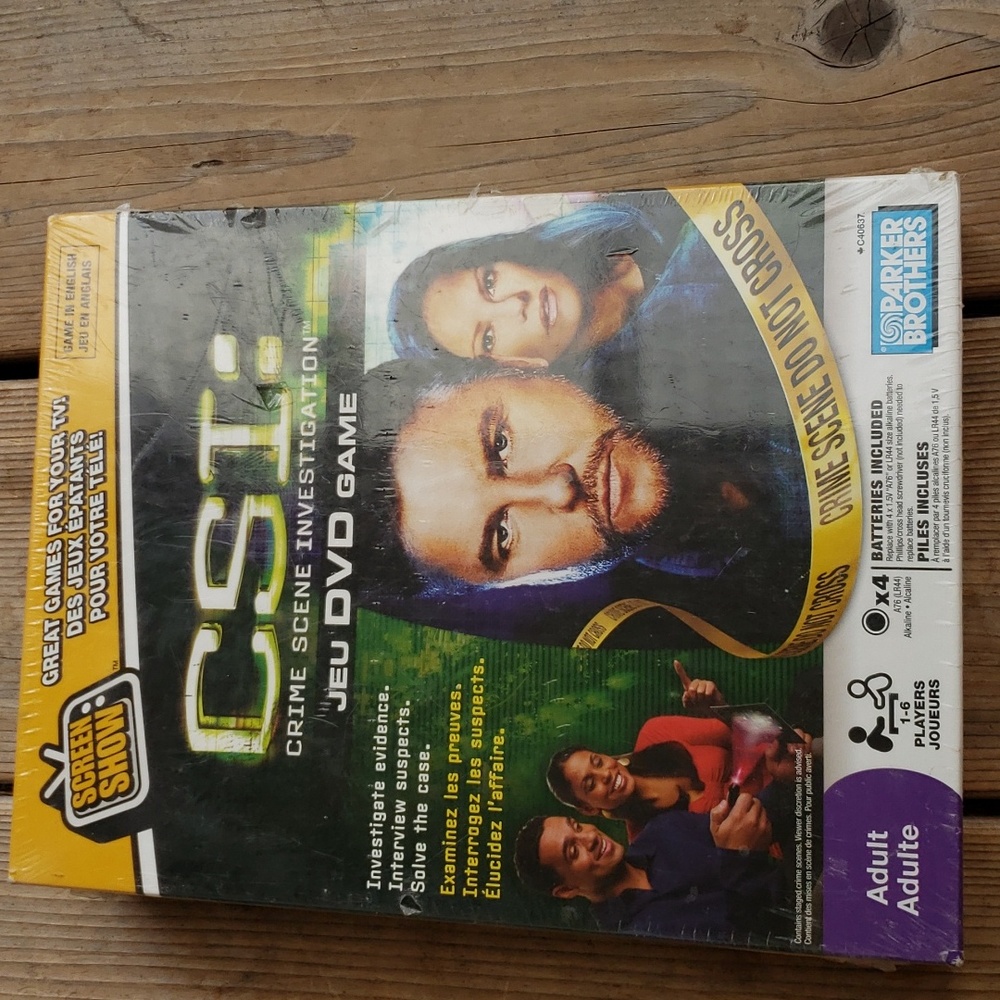 NIB  CSI DVD Game in English